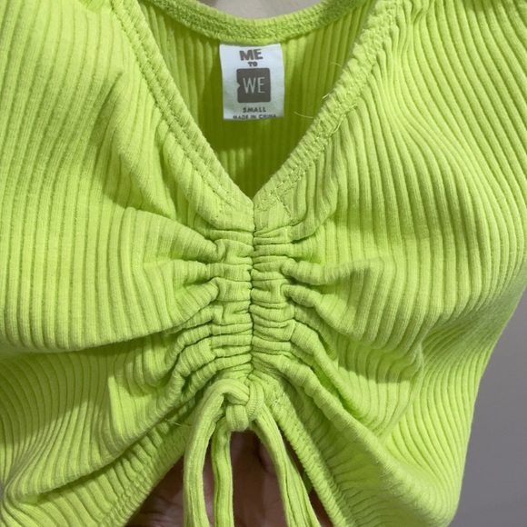 Me to We pacsun green cutout bodysuit size small - Picture 4 of 5